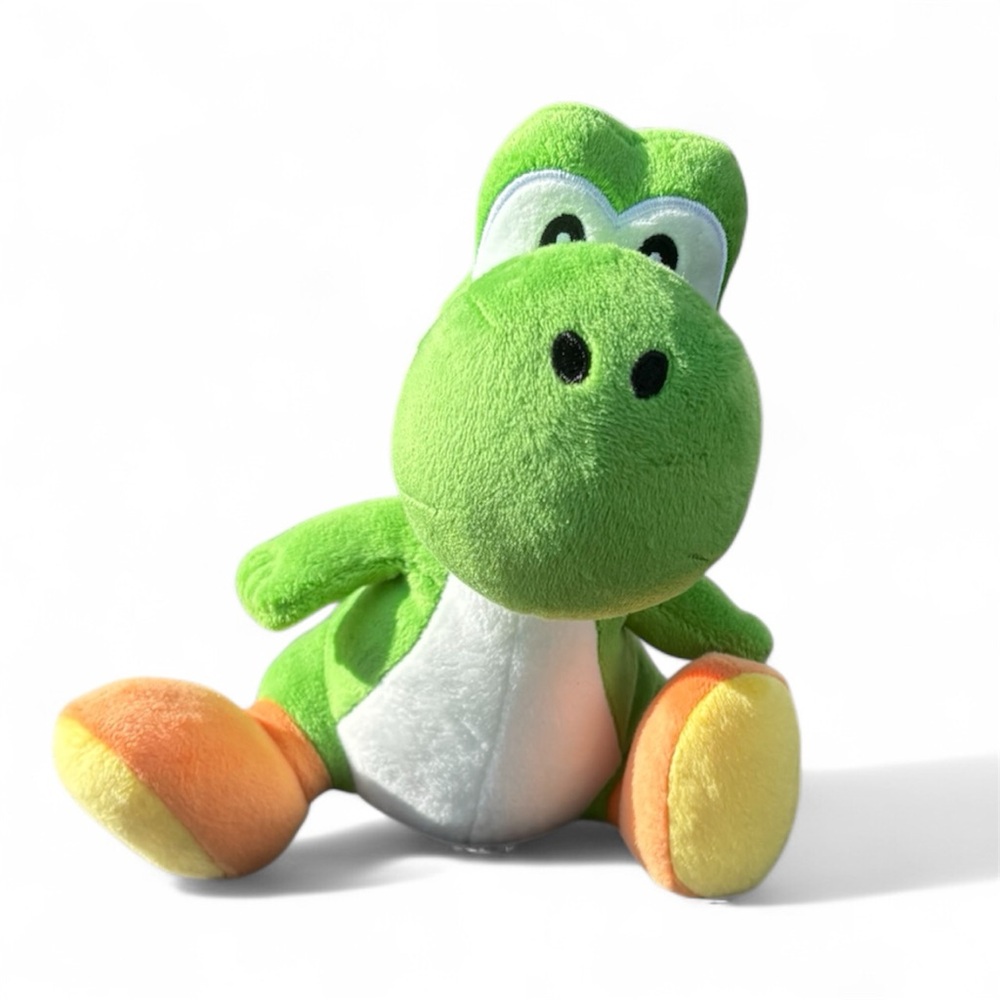 Nintendo Super Mario Yoshi 8” Plush Collectible Toy Doll Sitting Seated Mini